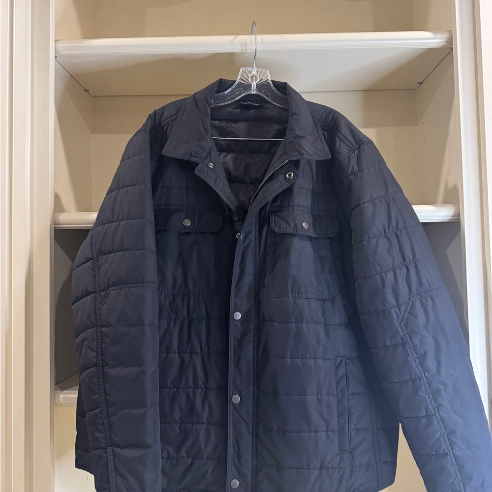 Marc Anthony Men's Dark Quilted Puffer Jacket